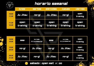 horarios-clases-fusion-bjj-grappling-mma Horarios de las clases